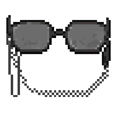 엘레강스 젠틀 안경(얼굴 장식 슬롯 전용)